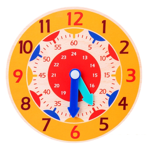 

KBX-974 5 PCS Time Cognition Digital Clock Children Early Education Toy(Orange)