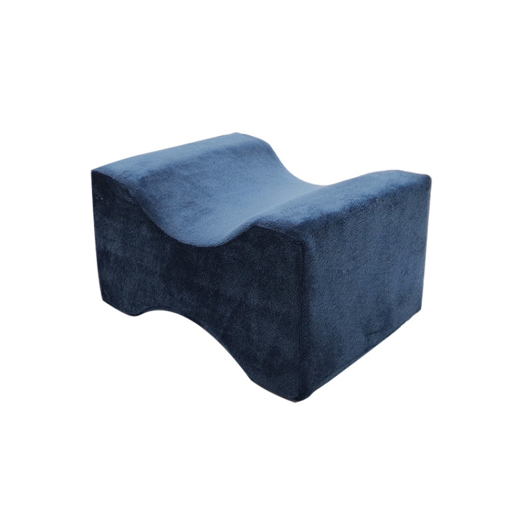 

Memory Foam Leg Pillow Knee Napping Pillow Pregnant Women Sleep Cushion(H-shaped leg pillow short plush-navy blue)