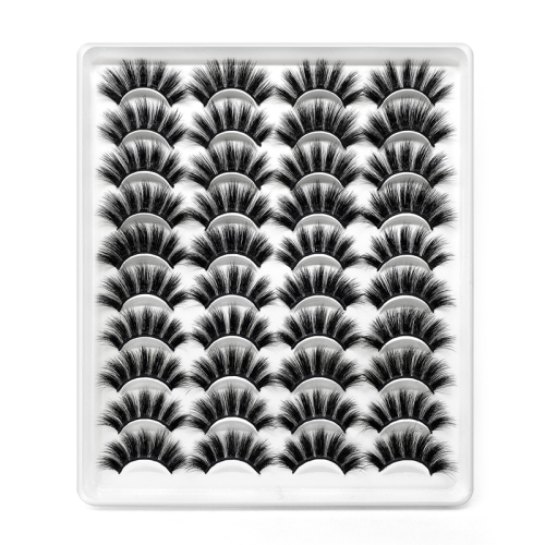 

20 Pairs Of Thick False Eyelashes Handmade 3D False Eyelashes, Specification: 20-6