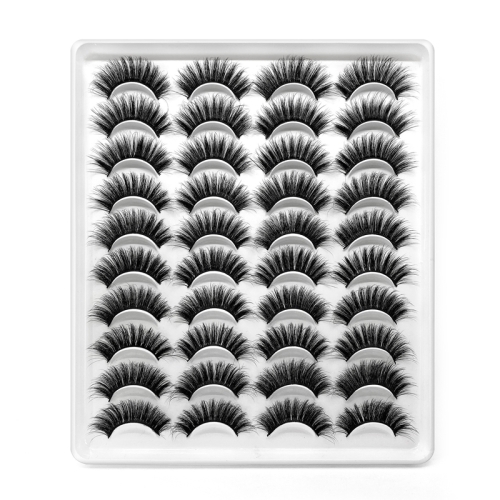 

20 Pairs Of Thick False Eyelashes Handmade 3D False Eyelashes, Specification: 20-7