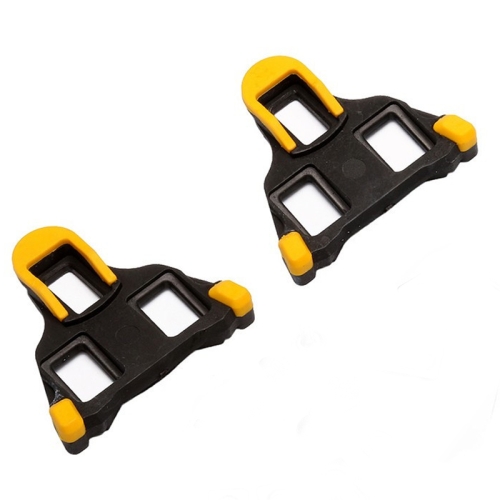 

3 Set Bicycle Splint Set 6 Degrees Road Lock Plate Special For Road Bike Shoes(Yellow)