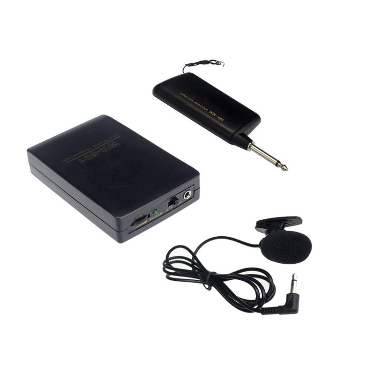 

WR601 Wireless Amplifier Microphone/Lavalier Microphone For Meeting & Etiquette, Random Light Colors Delivery