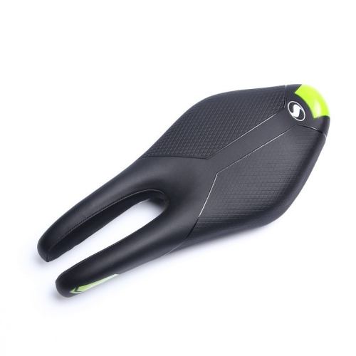 

STARBK Mountain Bike Saddle Seat Cushion Road Bike Bicycle Seat(Black Green)