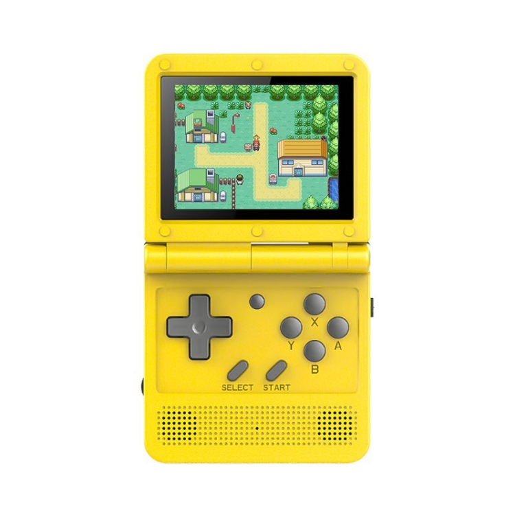 

3 inch Screen Mini Handheld Game Console 64-bit Retro Game Player 64G (Yellow)