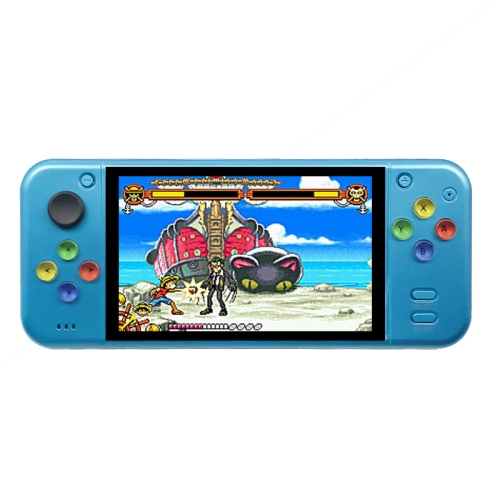 

X11 5.1 inch Large-Screen Handheld Game Console 8G Memory Built-in 1000+ Games Support HD AV Output(Blue)