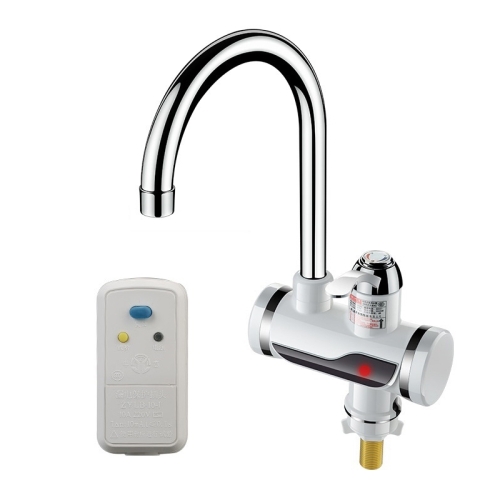 

Kitchen Instant Electric Hot Water Faucet Hot & Cold Water Heater EU Plug Specification: Lamp Display Leakage Protection Lower Water Inlet