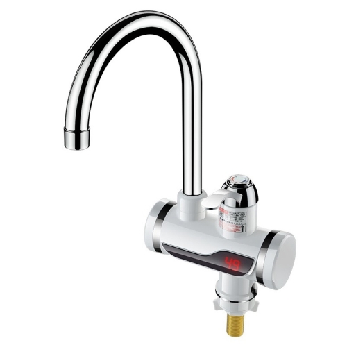 

Kitchen Instant Electric Hot Water Faucet Hot & Cold Water Heater EU Plug Specification: Digital Display Lower Water Inlet