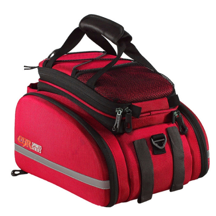 

CBR Bike Hard Shell Shelf Bag Travel Bag Bicycle Hard Shell Shoulder Bag(Red)