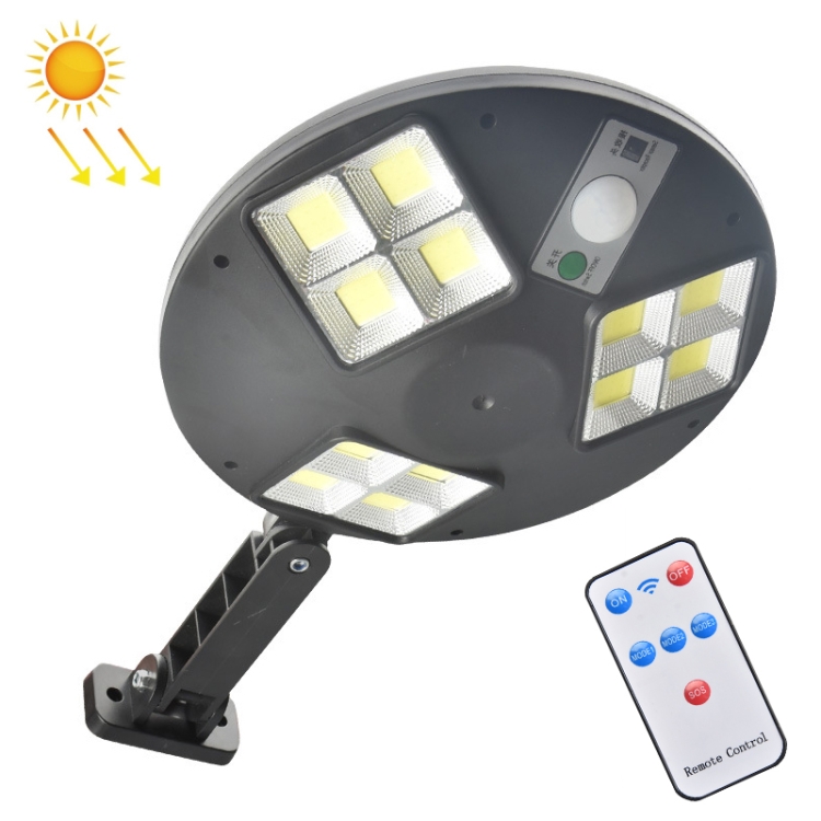 

144 COB Solar Human Body Sensor Street Light Garden Wall Light with Remote Control Outdoor Security Light