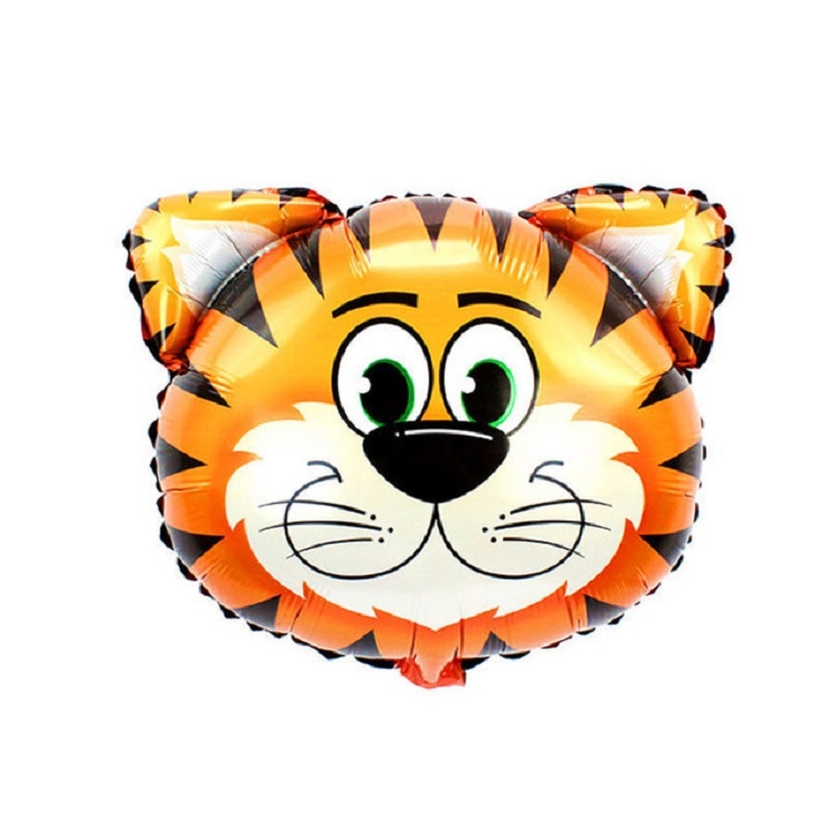 

3 PCS Animal Head Aluminum Balloon Child Toy Party Supplies, Size:20 inches(Tiger Head)