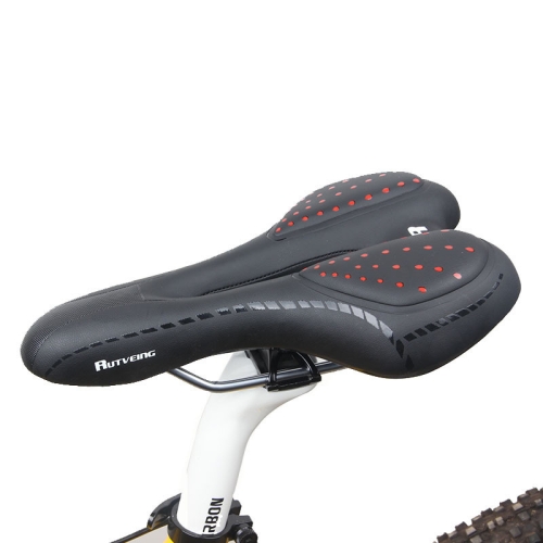 

LIETU 919B Bicycle Saddle Outdoor Mountain Bike Thickened Riding Cushion(Black Red)