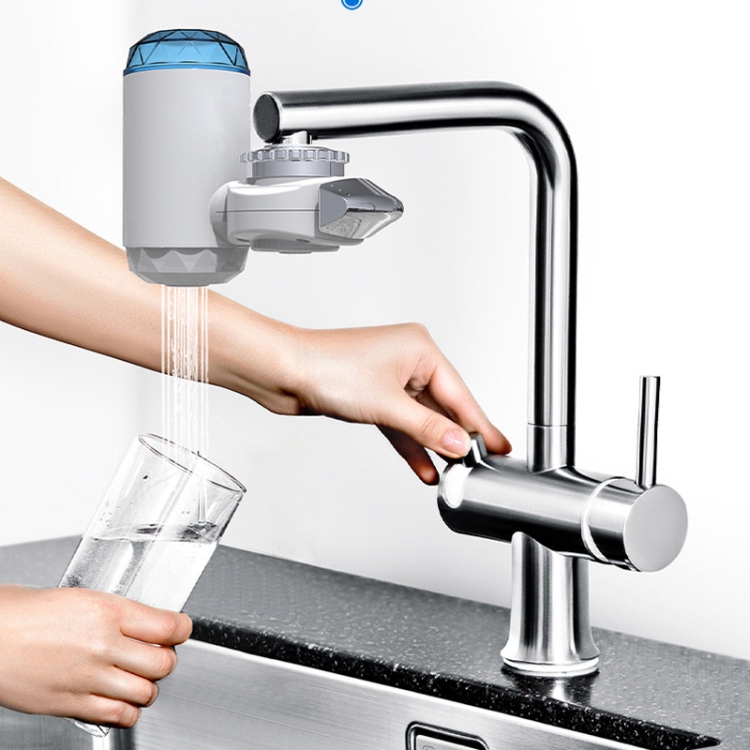 

Faucet Water Purifier Set Household Faucet Filter Tap Water Purifier Kitchen Water Purification Filter, Specification: Water Purifier +1 Ceramic Filter