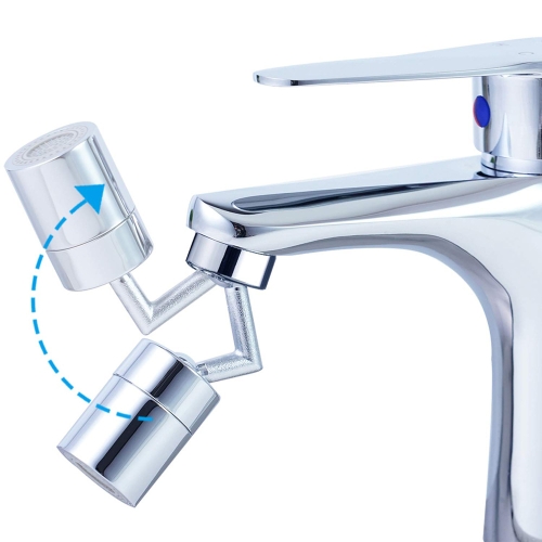 

720-Degree Universal Rotating Faucet Anti-Splash Spout Filter Dual-Function Faucet, Specification: Two Sections