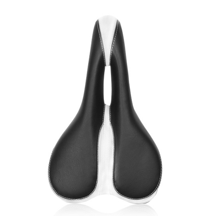 

Bicycle Seat Comfortable Saddle Seat Mountain Bike Seat(Black White)