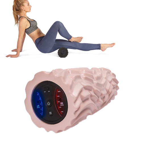 

Three-zone Vibration Electric Muscle Relaxation Roller Vibration Massage Yoga Column Foam Roller, CN Plug( Orange)