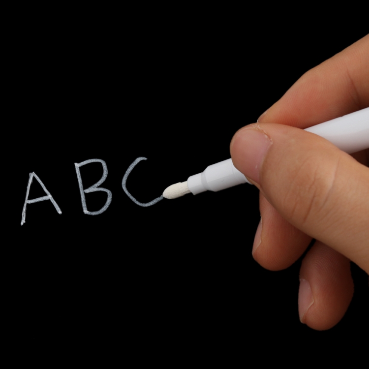 

White Liquid Chalk Pen Marker Blackboard Stationery