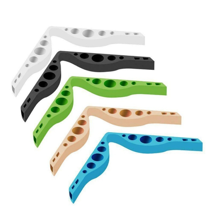 

10 PCS Mask Nose Clip Bridge Wear Glasses Anti-Fog Sealing Silicone Strip, Random Color Delivery