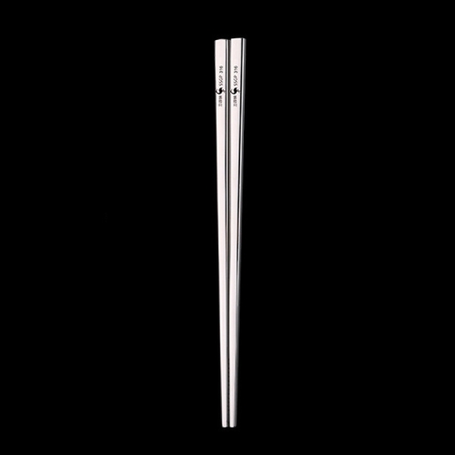 

2 Pairs SSGP Children Adult Household Non-Slip 316 Stainless Steel Chopsticks Adult Chopsticks