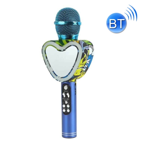 

Q5 Mobile Phone Karaoke KTV Wireless Bluetooth Microphone(Blue)