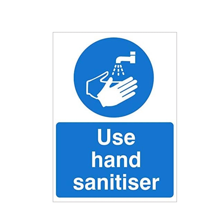 

10 PCS PVC Sticker Hand Washing Sign Sticker