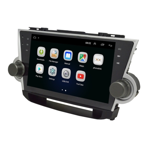 

10.1 inch Android Navigation MP5 Bluetooth WIFI Car Navigation Integrated Machine Suitable For Toyota Highlander 09-13 WiFi 1G+16G