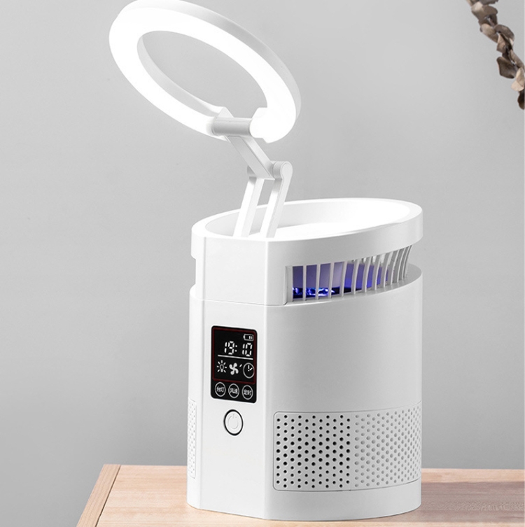 

Negative Ion Desktop Air Purifier, Support Smart-Touch & Air Monitoring & Fill Light