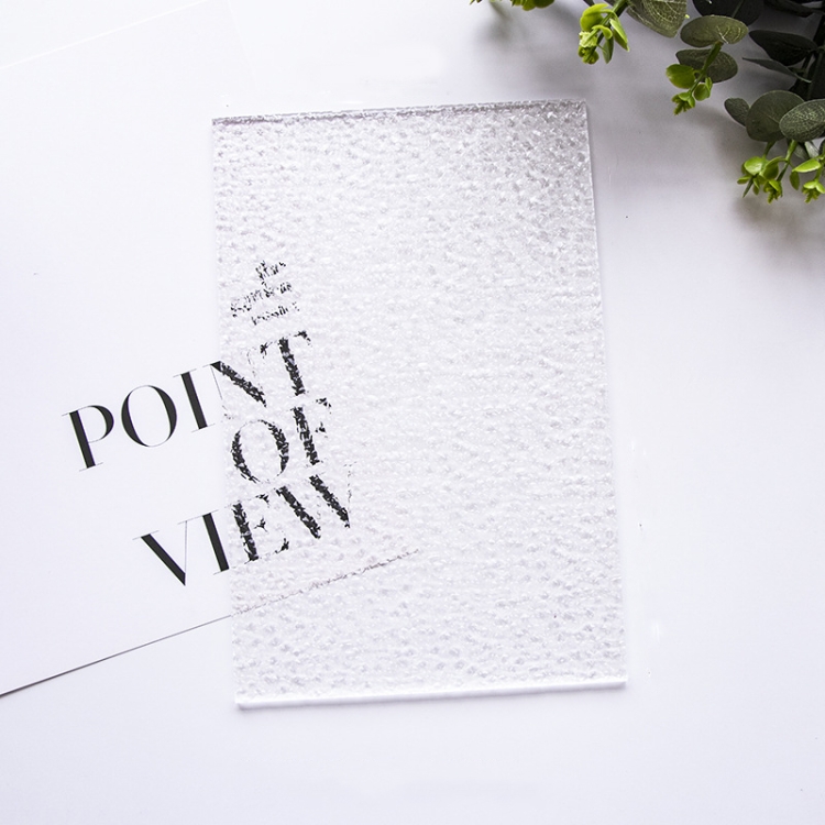 

18 x 29cm Acrylic Texture Background Board Photo Props Background Decorative Geometric Ornaments(Ice Pattern)