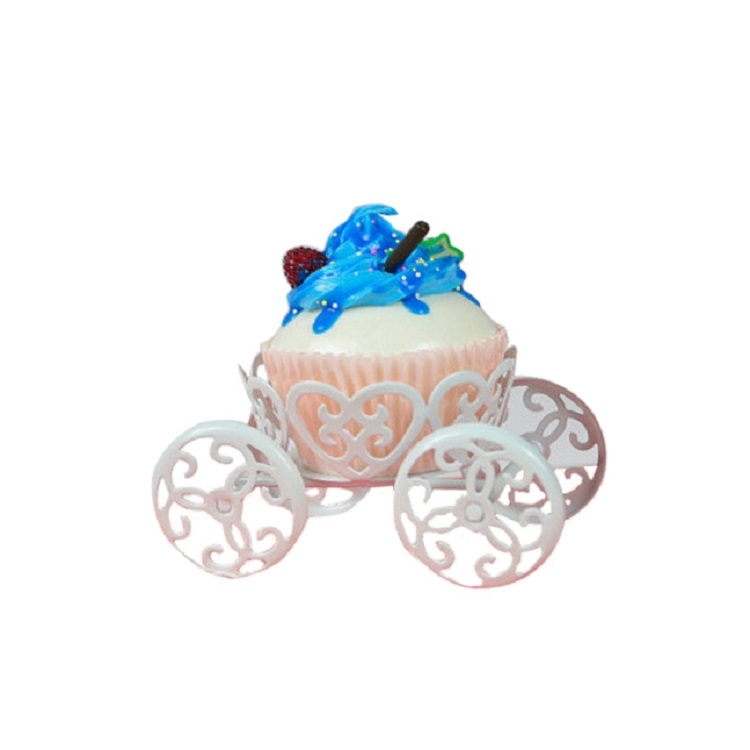 

3 PCS Wrought Iron Cake Stand Dessert Holder Candle Holder Metal Decoration Ornaments(Pumpkin Frame)