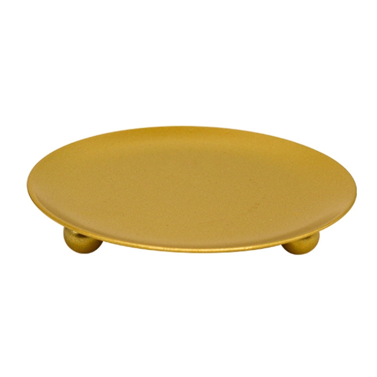 

6 PCS European Romantic Iron Geometric Candle Holder Table Decoration, Size: Small(Golden)