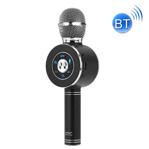 

WS668 Wireless Bluetooth Microphone Mobile Phone K Song KTV Live Recording Microphone Audio(Gentleman Black)