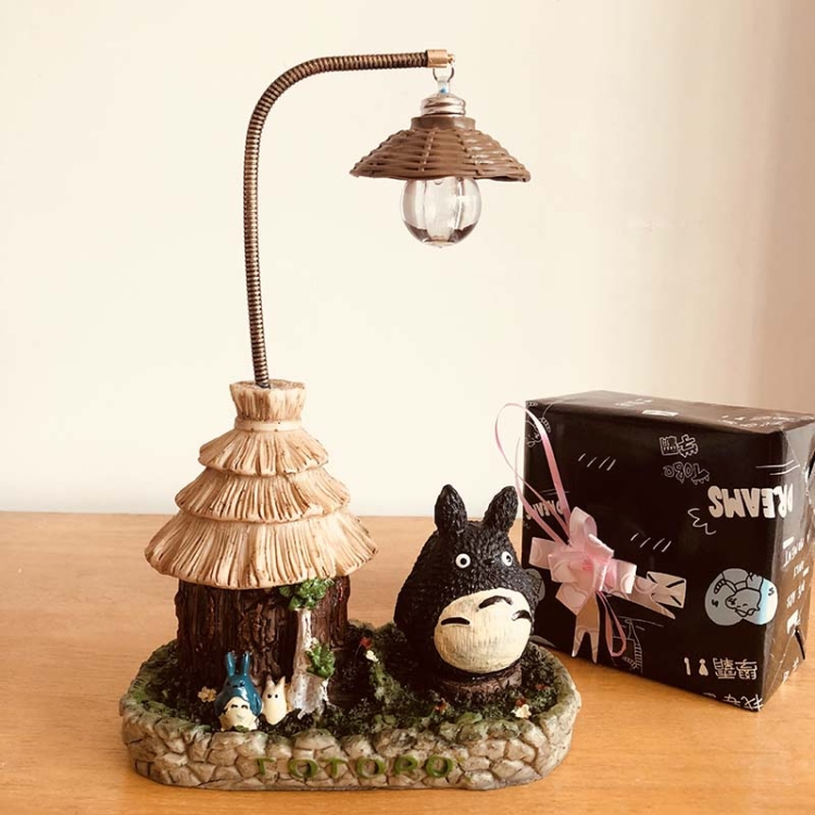 

XF051 Elf Cat Eye Protection Night Light Resin Crafts Home Decoration(Thatched Cottage)