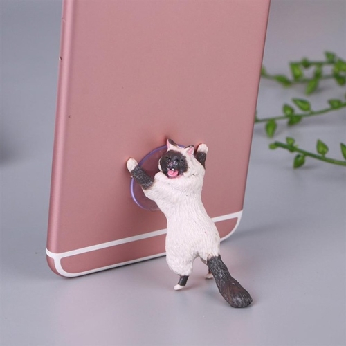 

60 PCS Sucker Design Cute Cat Smartphone Holder(White 02)