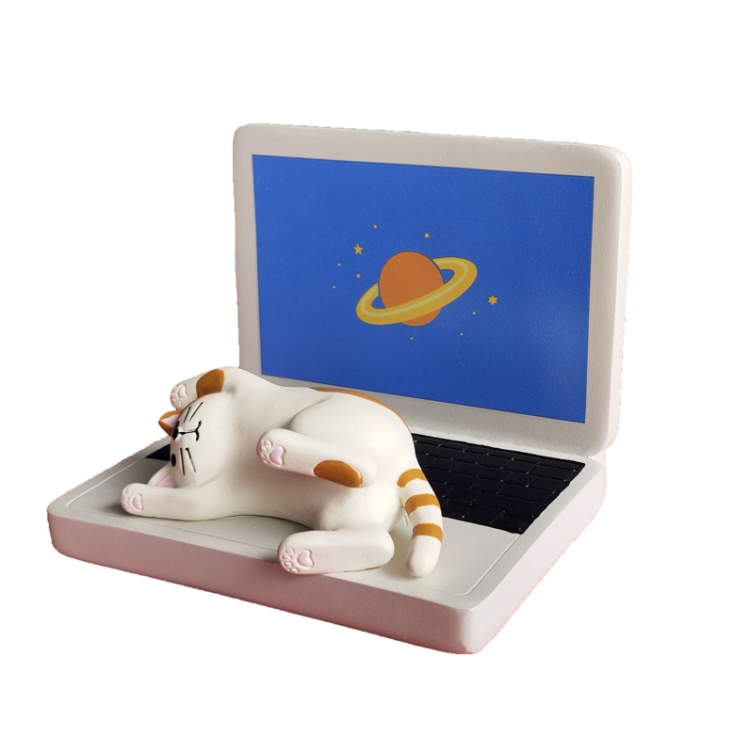 

Grocery Mobile Phone Tablet Holder Couple Gift Craft Gift, Computer Cat