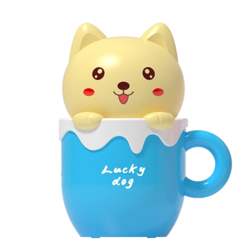 

1801 LED Cute Dog Night Light Bedroom Bedside Corridor Light, Battery Powered (Not Included) (Blue)