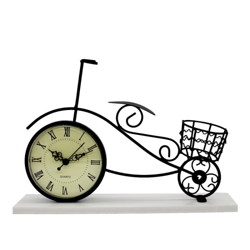 

Country Creative Pendulum Bicycle Home Desktop Decoration Ornaments Iron Bicycle Pendulum Clock, Colour: B Type