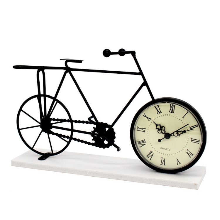 

Country Creative Pendulum Bicycle Home Desktop Decoration Ornaments Iron Bicycle Pendulum Clock, Colour: C Type
