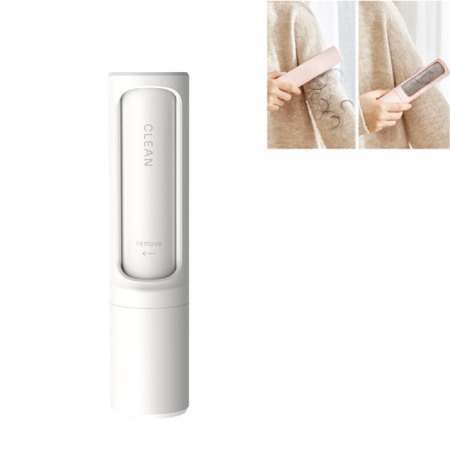 

Portable Mini Electrostatic Hair Remover Rotary Cylinder Clothing Hair Removal Brush(White)
