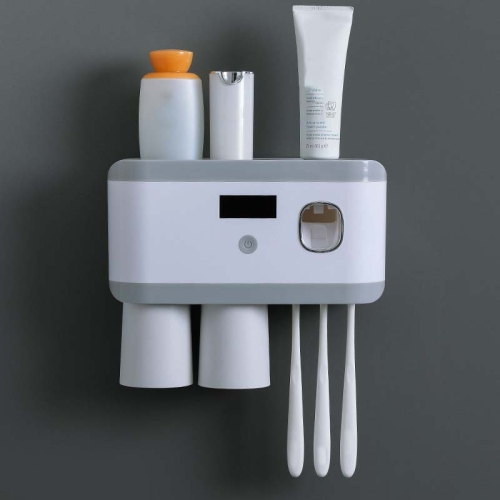 

Ultraviolet Sterilization Smart Toothbrush Holder Sterilizer, Colour: Two-port