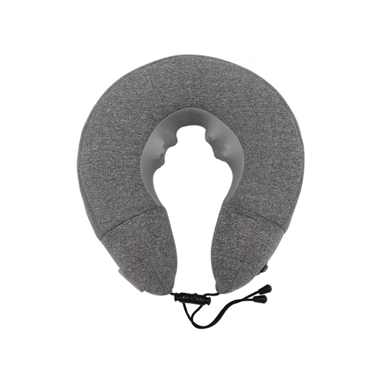 

PL60 Neck Massager Cervical Spine Massage Pillow Household Inflatable U-Shaped Neck Pillow(Gray)
