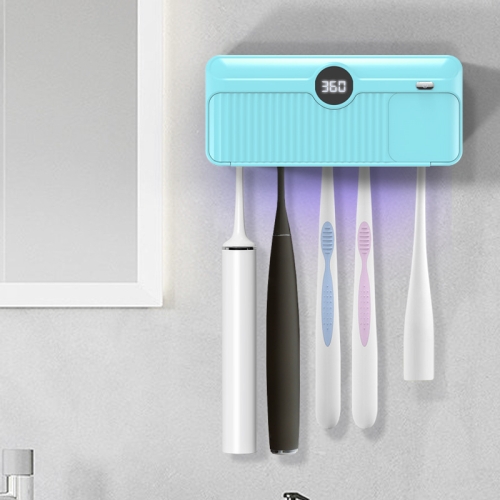 

GC-M06 Smart UV Toothbrush Sterilizer Wall Mounted Sterilization Electric Toothbrush Rack(Blue)