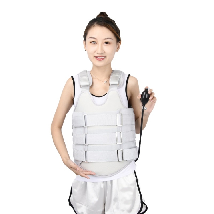 

Regular Style Thoracolumbar Fixation Belt Strap Type Protective Gear with Airbag, Specification: M