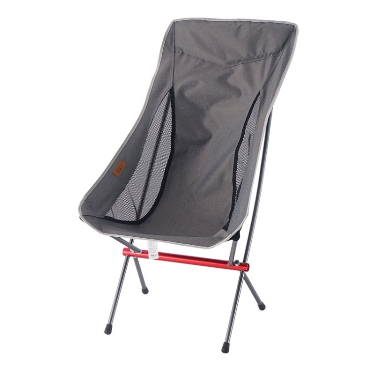 

CLS Outdoor Folding Chair Heightening Portable Camping Fishing Chair(Gray)