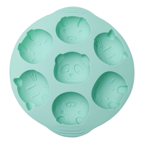 

DIY Cartoon Silicone Cake Mold Baby Food Supplement Mold Baking Tools(Green )