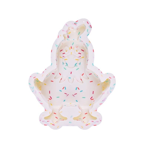 

GW20035 DIY Candy Color Cartoon Silicone Cake Toast Ice Tray Mold, Specification: 8 Inch Chicken