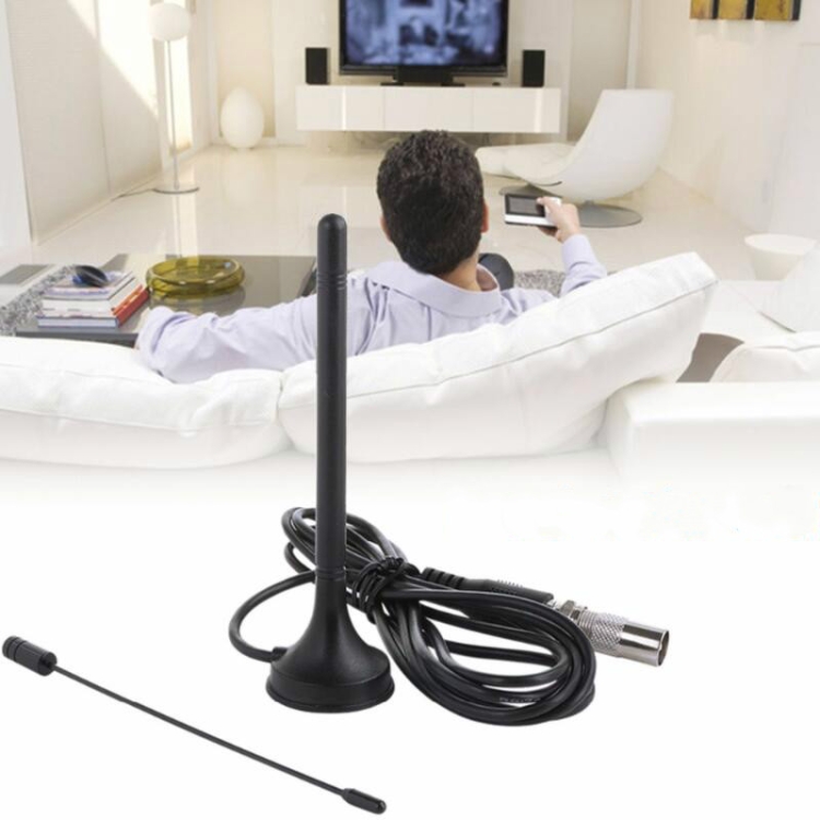 

Home Radio FM Antenna DTMB TV Signal Amplifier DVB-T/T2 Car Antenna(TV Male to Female)