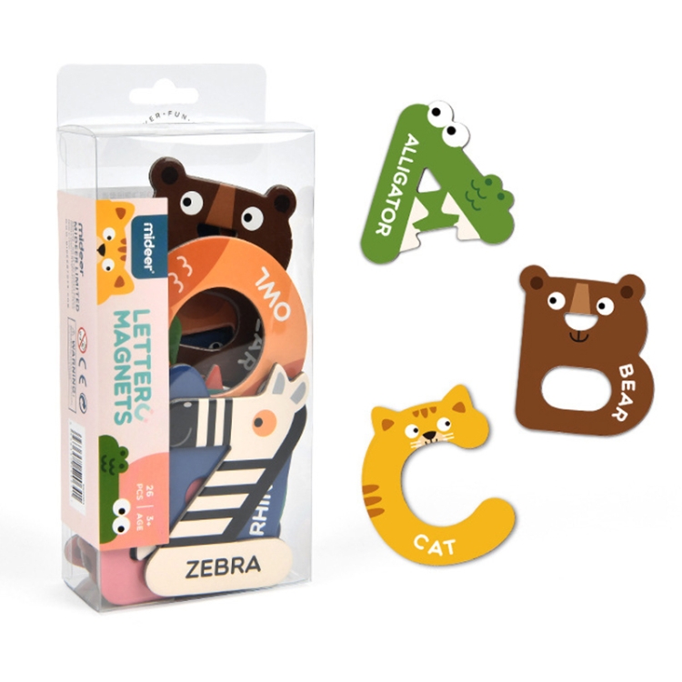 

Mideer Children Animal English Letters Refrigerator Magnets Baby Early Education Toy