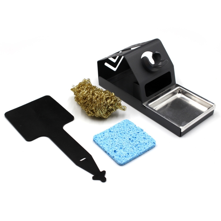 

T12 Metal Soldering Iron Stand Electric Soldering Iron Handle Fixed Stand Anti-Static Multi-Function Soldering Iron Stand