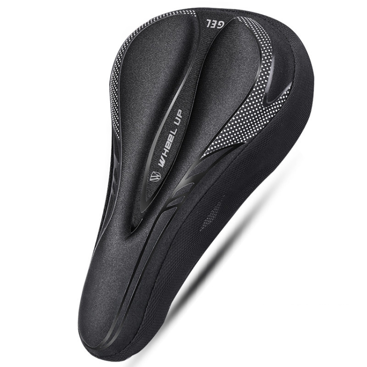 

Wheel Up Bicycle Silicone Cushion Cover Mountain Bike Thickening GEL Saddle Cover Riding Equipment(Small)