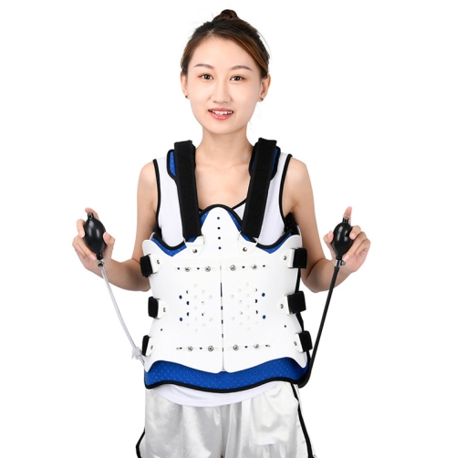 

Adjustable Thoracolumbar Fixation Brace And Waist Protector,Style: Double Airbag, Specification: One Size