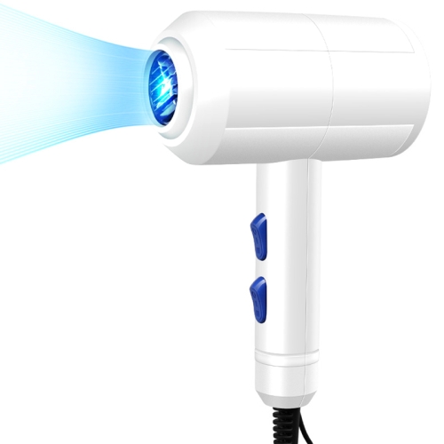 

Home Student Dormitory Negative Ion Hair Care Hammer Hair Dryer, CN Plug(White)